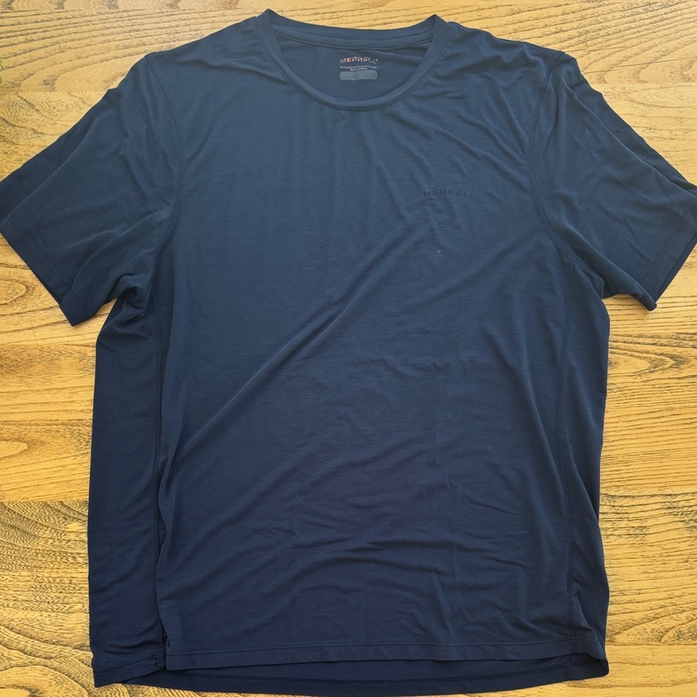 Merrell Men's Navy Short Sleeve Performance Tee